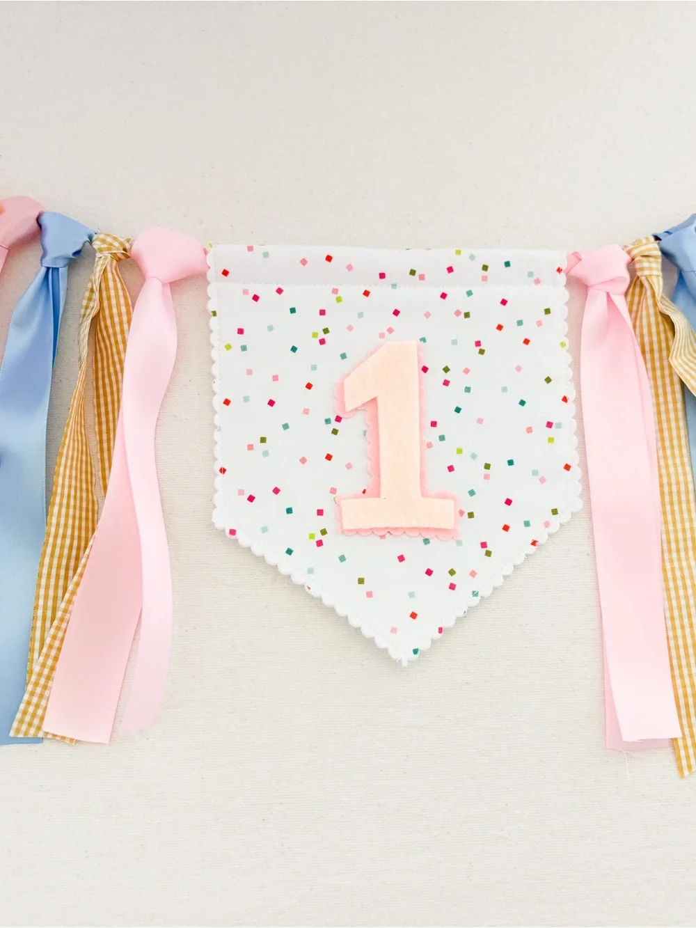Fun to Be One high chair banner Price is Firm